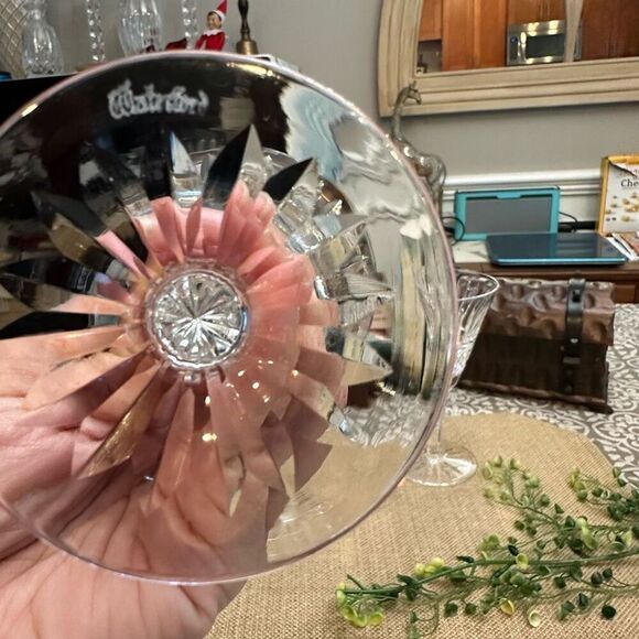 COPY Waterford Crystal‎ Maeve Pattern Set of 3 Wine Goblet Glasses Vintage Rare! - Picture 5 of 9